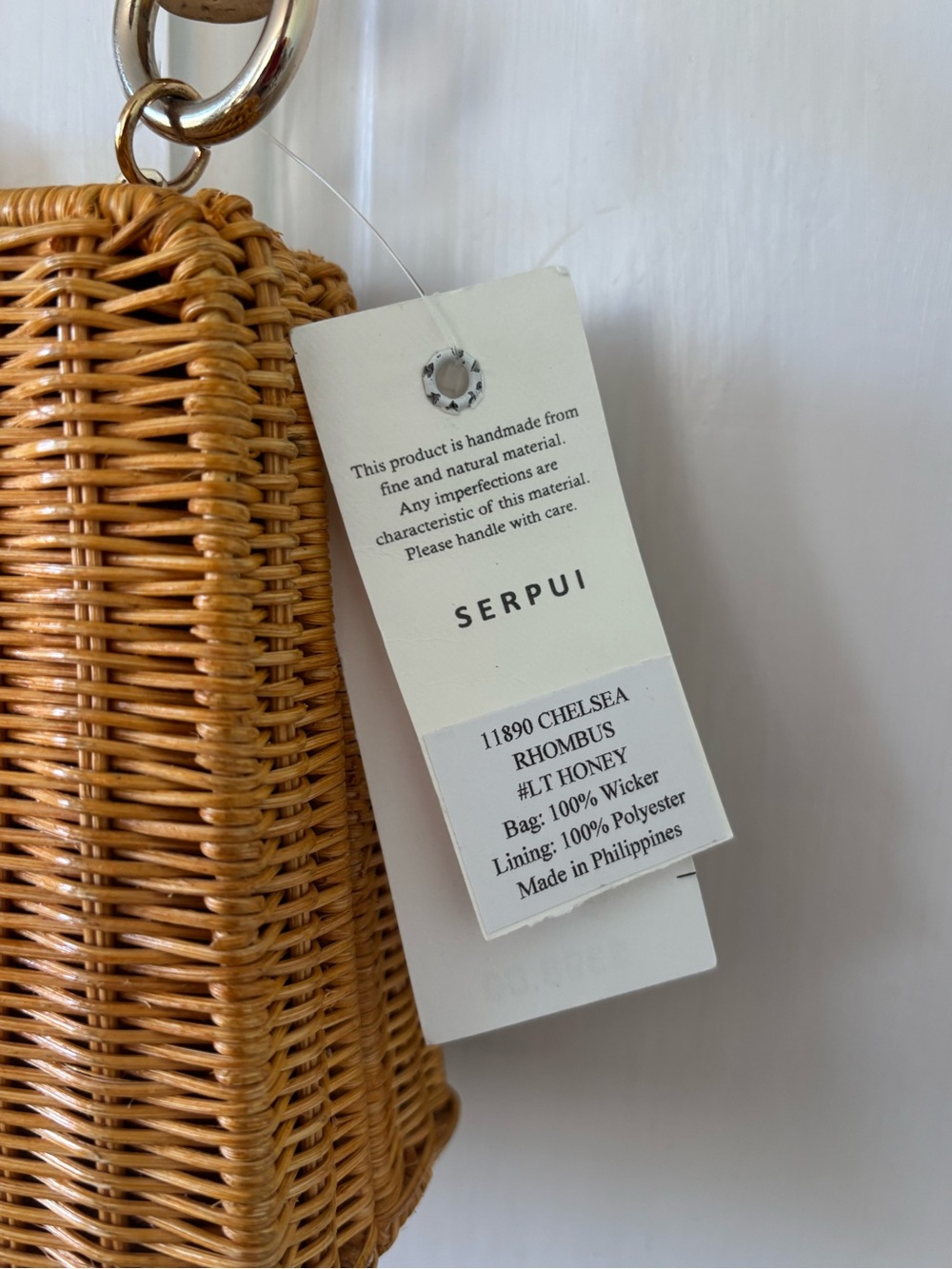 Serpui Wicker Handbag / Crossbody Bag - Picture 3 of 6